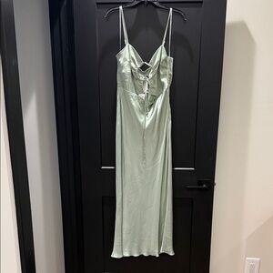 Shona Joy Lace Up Midi Dress